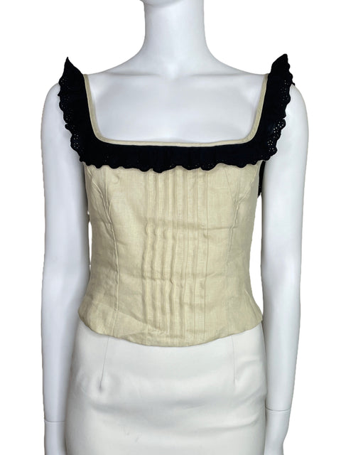 Top VRG GRL Corset Beige-Talla 8