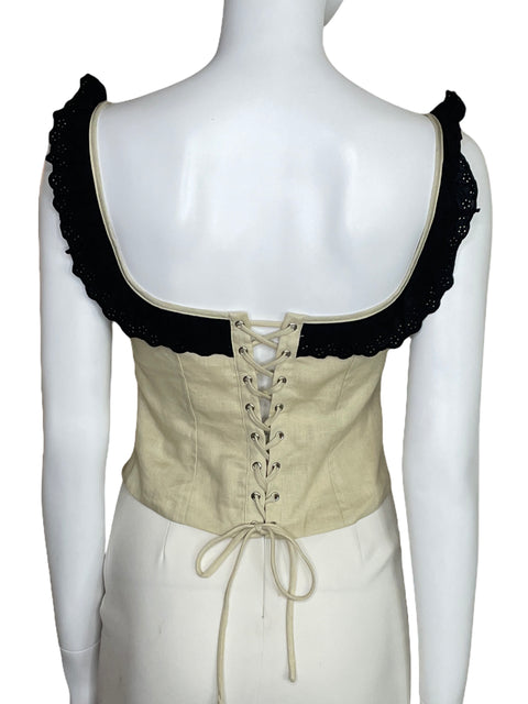 Top VRG GRL Corset Beige-Talla 8