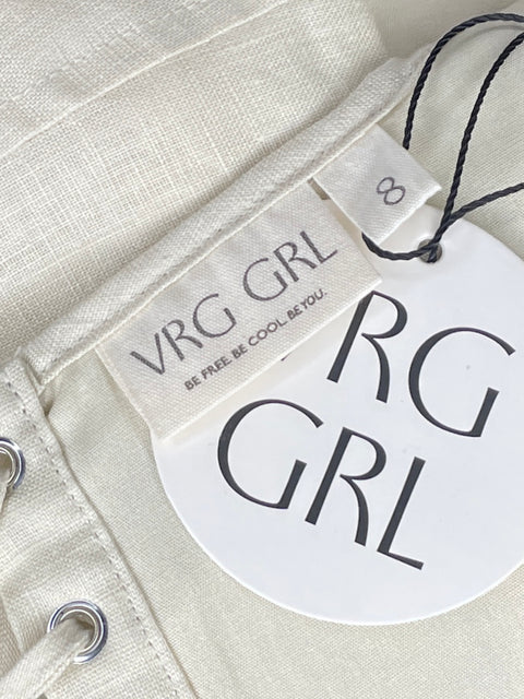 Top VRG GRL Corset Beige-Talla 8