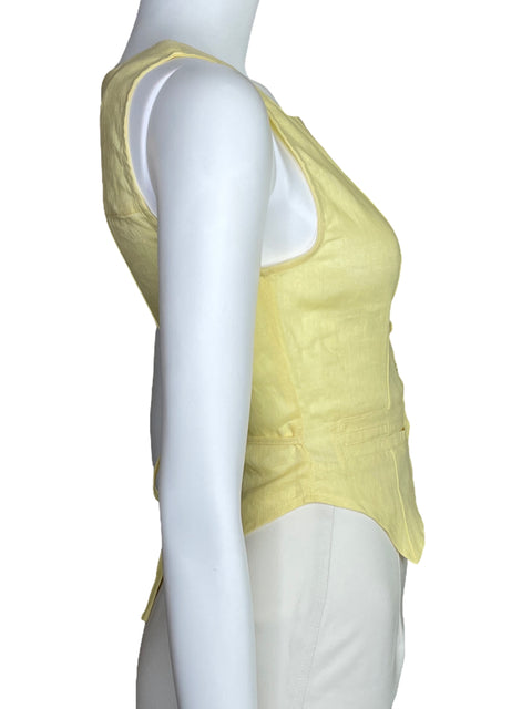 Chaleco VRG GRL Tiras Amarillo-Talla 8