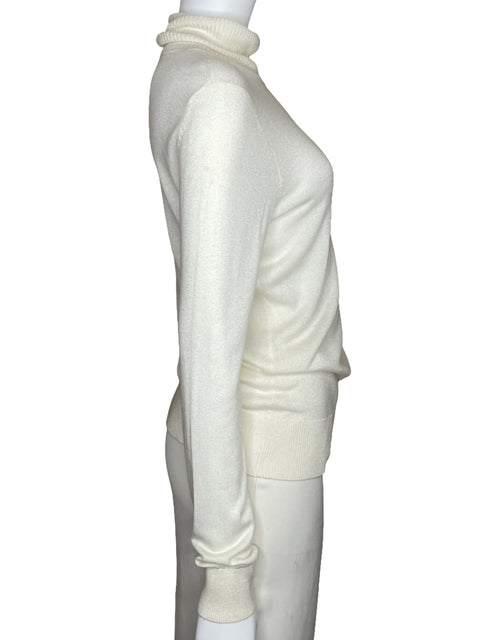 Sueter Jeanne Pierre Cuello Alto Blanco-Talla S