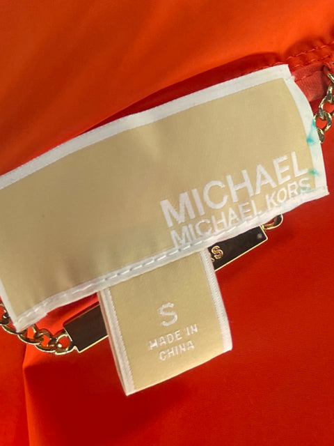 Chaqueta Michael Kors Bolsillos Naranja - Talla S
