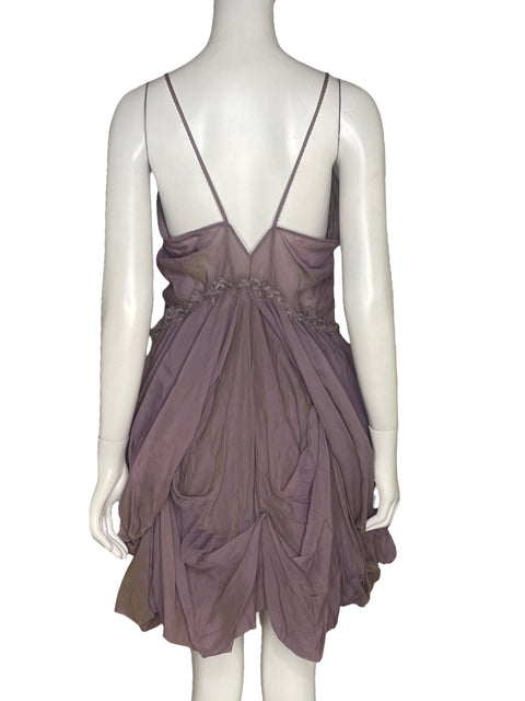 Vestido Tesoro TPS Bombacho Morado - Talla M