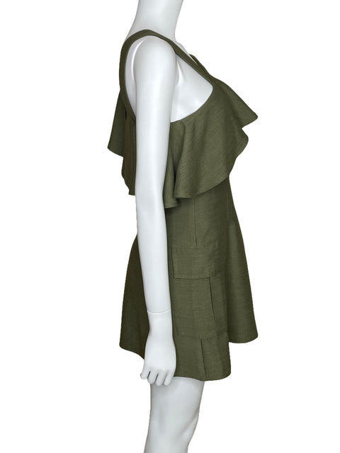 Vestido C/Meo Collective Vuelos Mini Verde-Talla XS