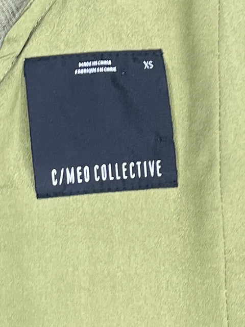 Vestido C/Meo Collective Vuelos Mini Verde-Talla XS