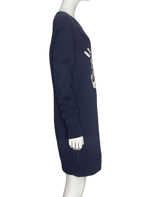 Sweater Polo Ralph Lauren Logomarca Azul - Talla M