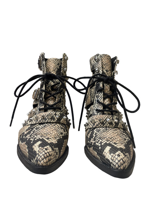 Calzado Sam Edelman Snake Tachas Marron - Talla 7.5