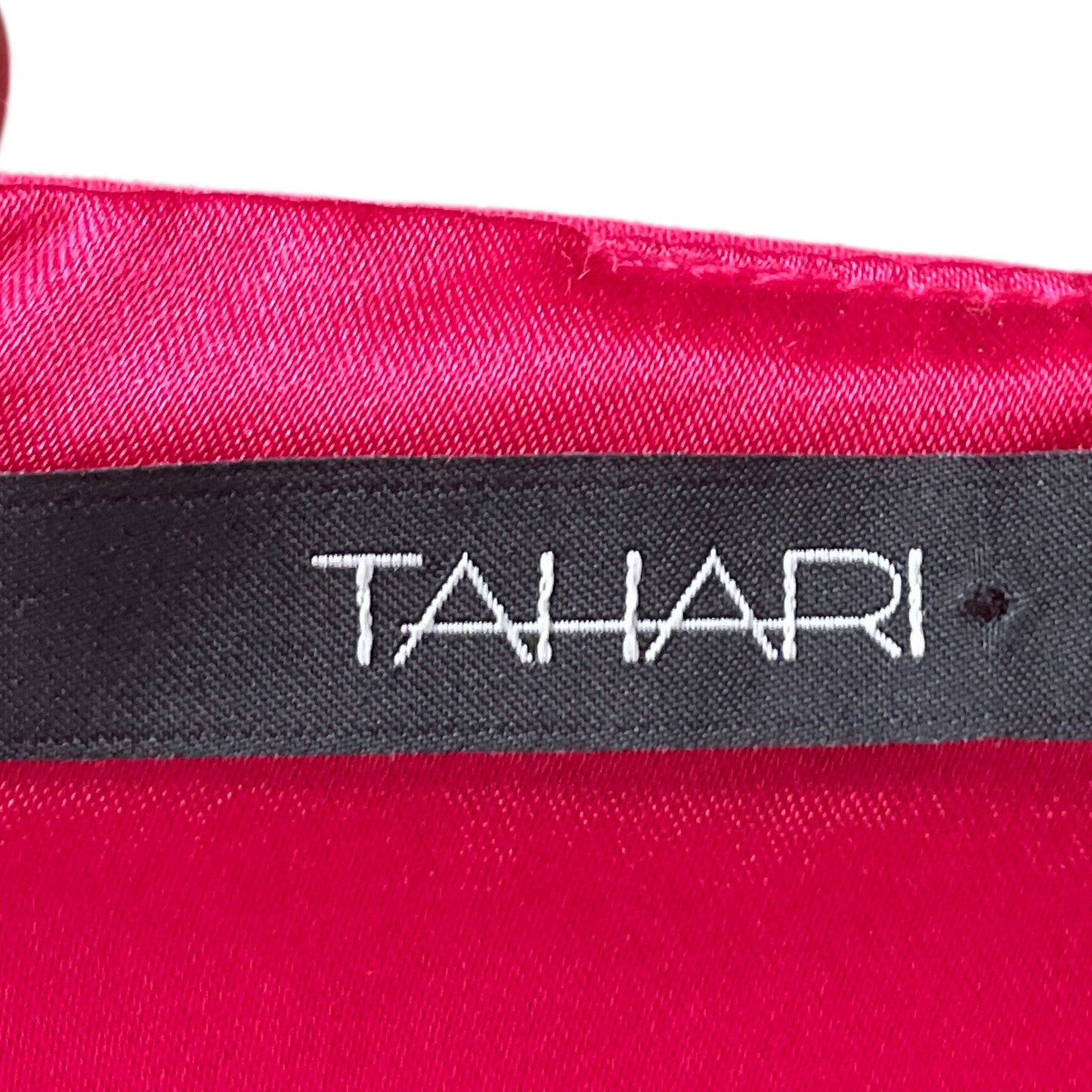 Vestido Tahari Recto Rosado--Talla L