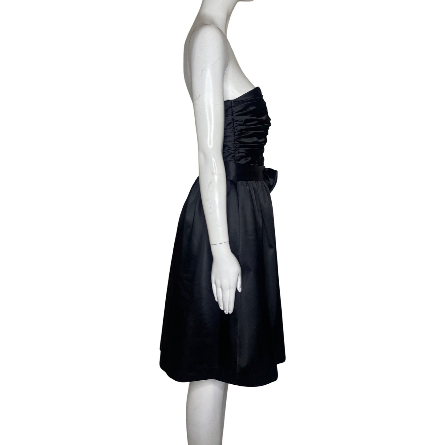 Vestido White House Black Market Fajon Lazo Negro-Talla 6