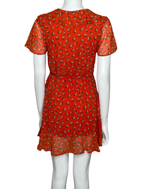 Vestido BeachRiot Floral Crossbody Naranja-Talla S