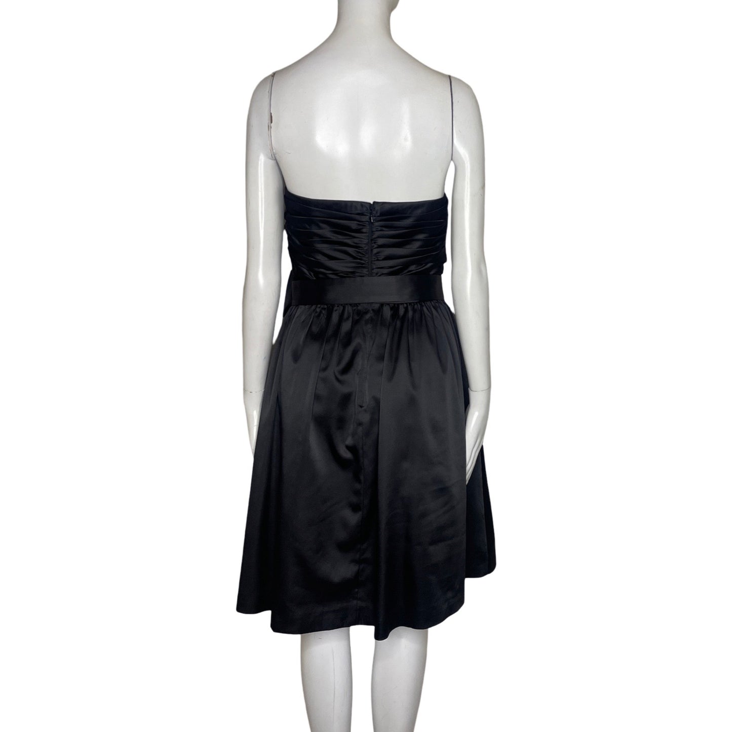 Vestido White House Black Market Fajon Lazo Negro-Talla 6