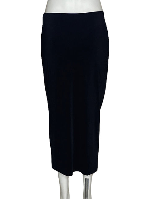 Falda Express Drapeado Negro-Talla S