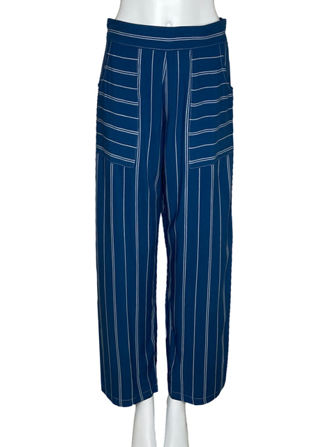 Pantalon Khioma Stretch Rayas Azul-Talla S