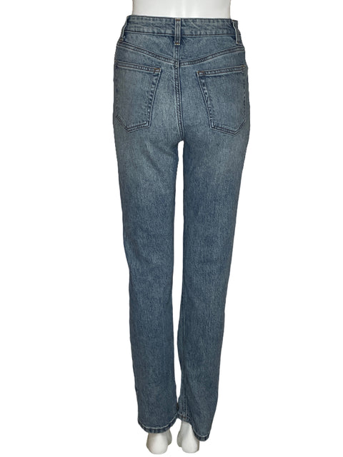 Pantalon Reformation Jeans Ultra High Rise Straight Azul-Talla 26