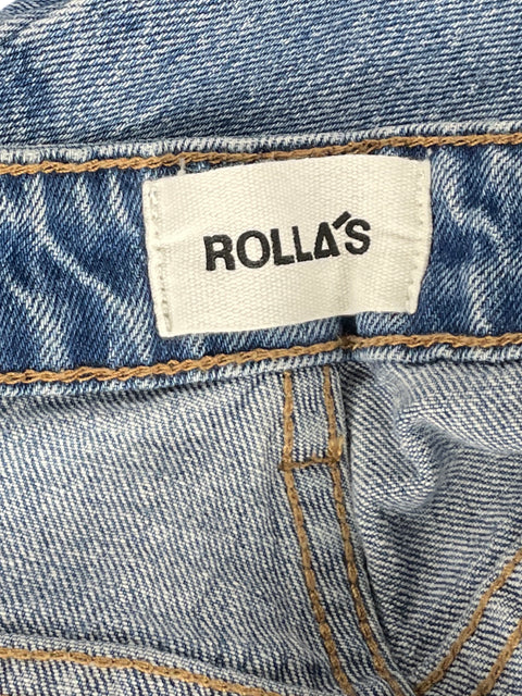 Pantalon Rolla's High Rise Straight Azul-Talla 25
