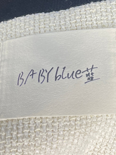 Blazer Baby Blue Tweed Blanco - Talla S