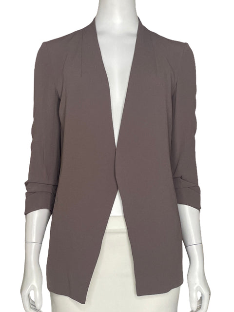 Cardigan Babaton Mangas Drapeadas Marron - Talla S