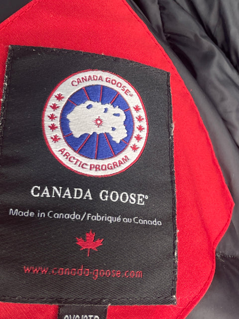 Abrigo Canada Gooses Acolchonado Rojo - Talla S