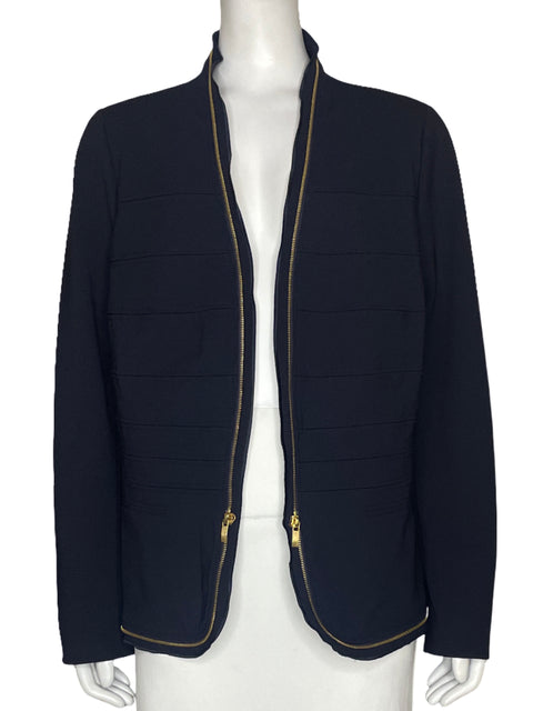 Chaqueta Escada Rayas Azul - Talla 46
