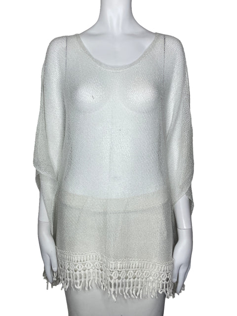 Blusa 2 Chic Luxe By Muche Et Muchette Transparente Blanco-Talla 1