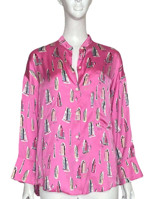 Camisa Zara Oversized Rosado-Talla XS