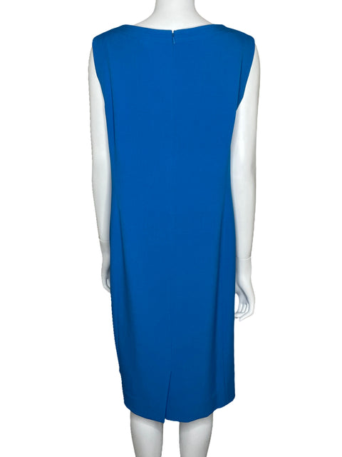 Vestido Kasper Sin Mangas Azul-Talla 18