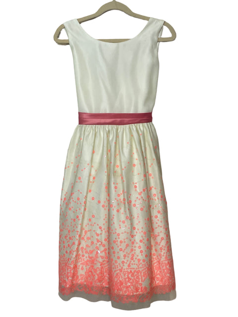 Vestido Sweet Kids Lentejuelas Beige-Talla 10