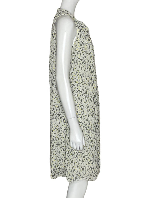 Vestido Comptoir Des Cotonniers Mini Floral Verde-Talla XS