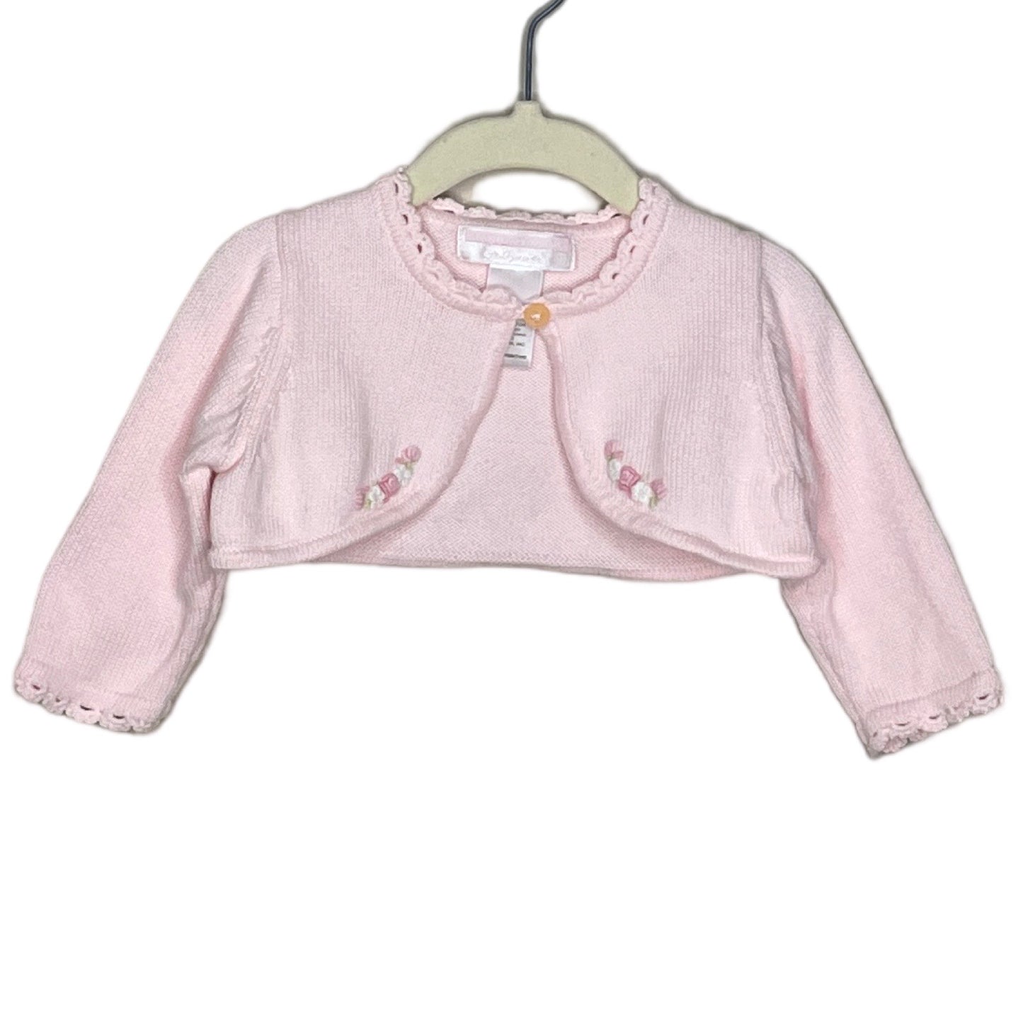 Chaqueta Janie And Jack Punto Flor Rosado-
Talla 0M