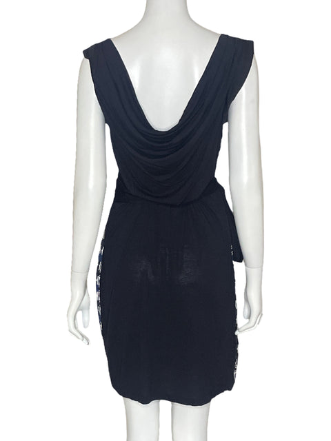 Vestido Max&Co Estampado Azul-Talla S