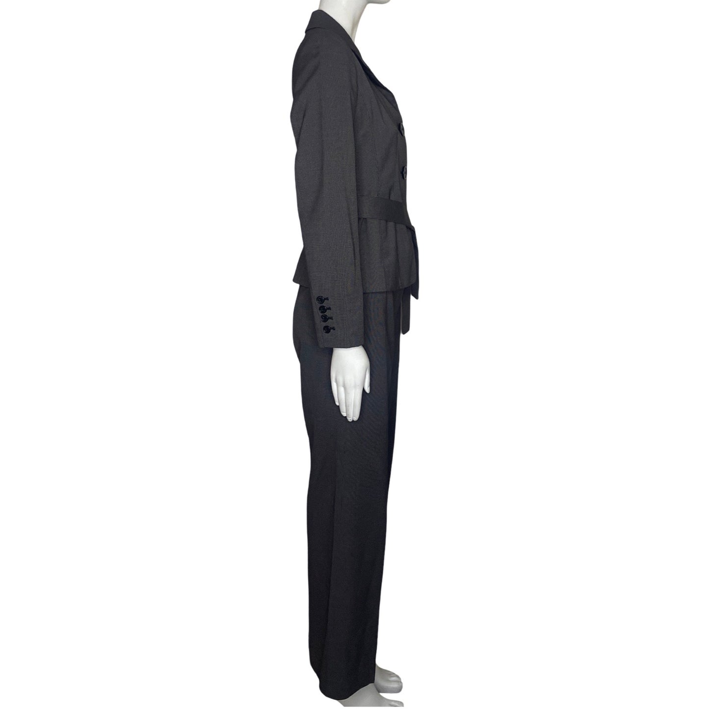 Set Ann Taylor Botones Gris-Talla 2