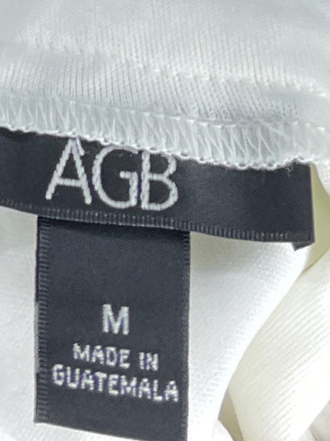 Blusa ABG Halter Estampado Blanco - Talla M