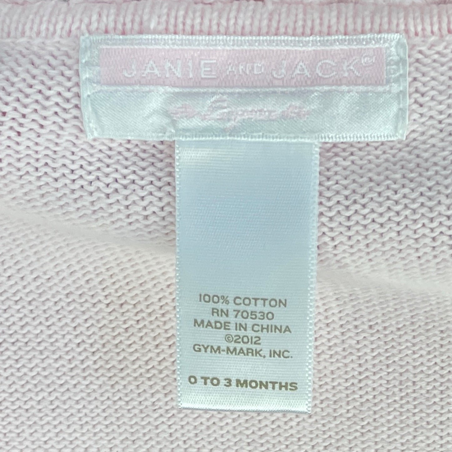Chaqueta Janie And Jack Punto Flor Rosado-
Talla 0M