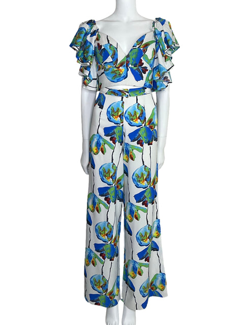 Set Andrea Ayala Estampado Vuelos Blanco-Talla U