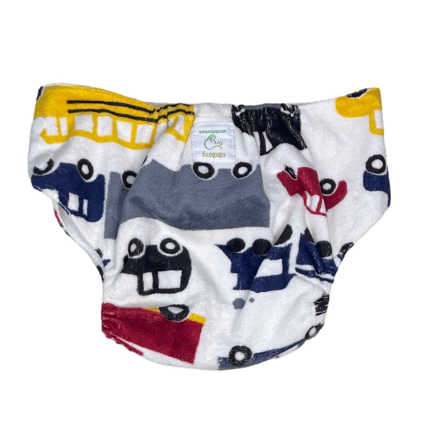 Panties Ecogugu Reutilizable Carros Blanco-
Talla U