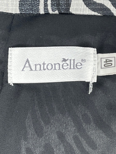 Set Antonelle Estampado Negro-Talla 40