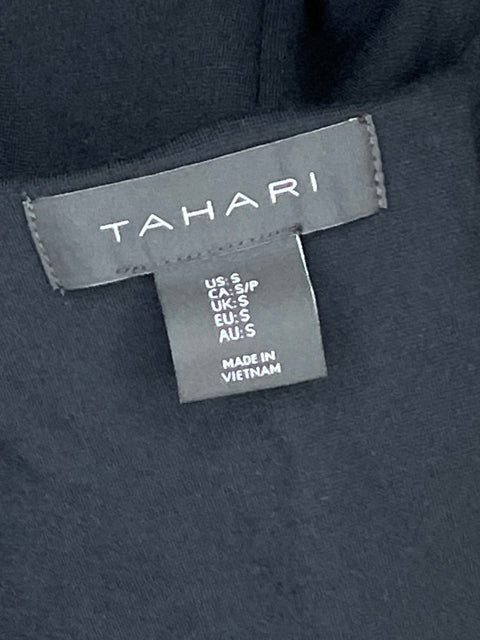 Vestido Tahari Mini Encaje Negro-Talla S