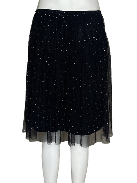 Falda Tesoro TPS Transparencia Negro-Talla XS