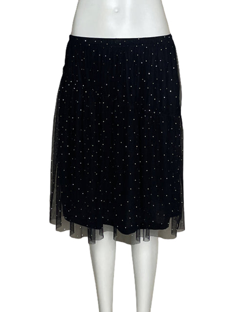 Falda Tesoro TPS Transparencia Negro-Talla XS