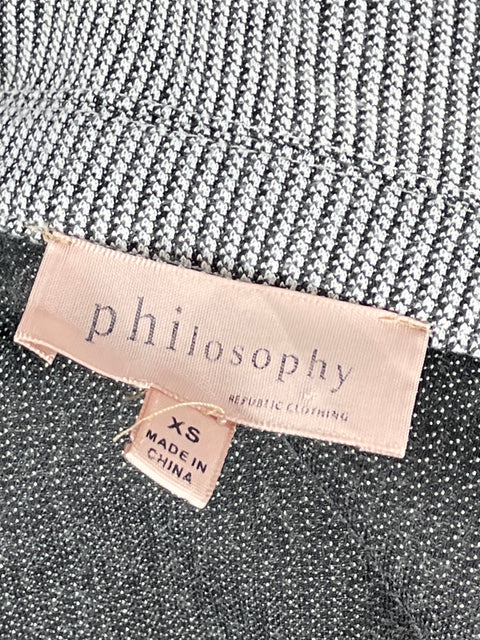 Blazer Philosophy Casual Blanco-Talla XS