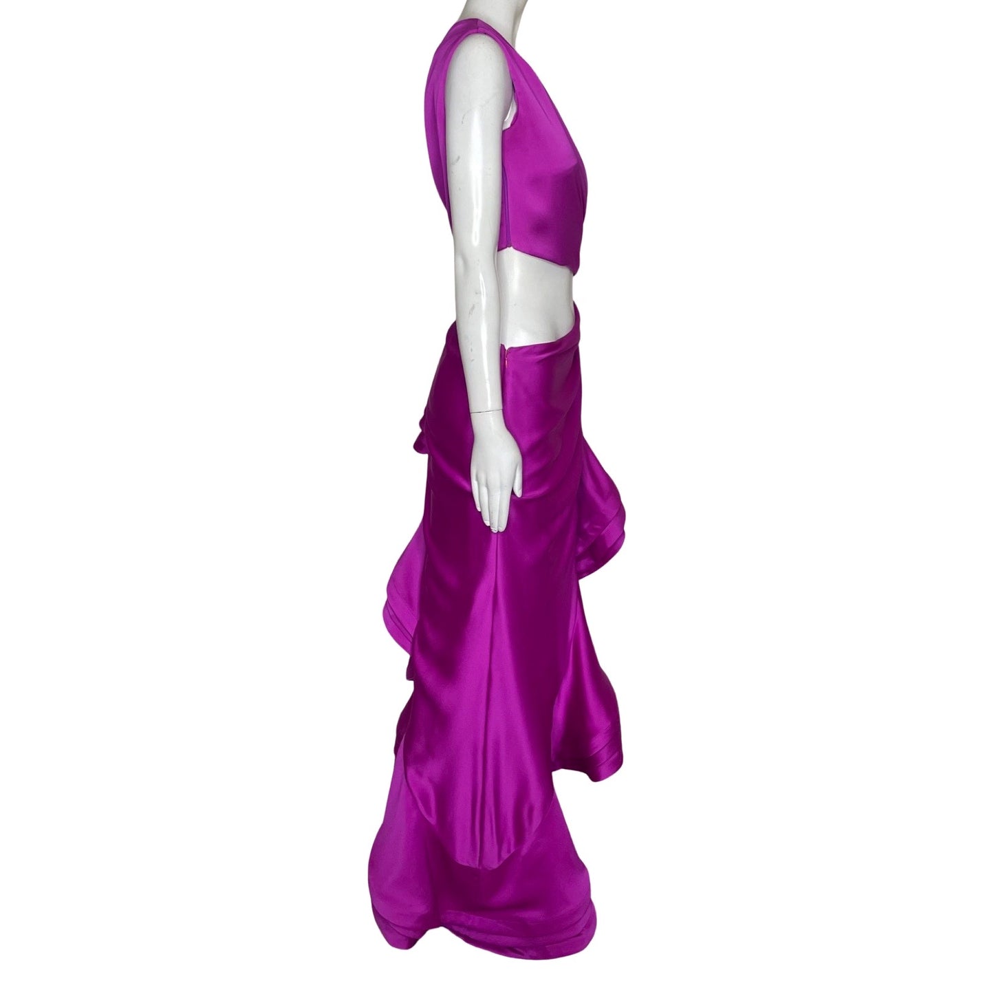 Vestido R2G Tarik Ediz Vuelos ONe Shoulder
Rosado-Talla 38
