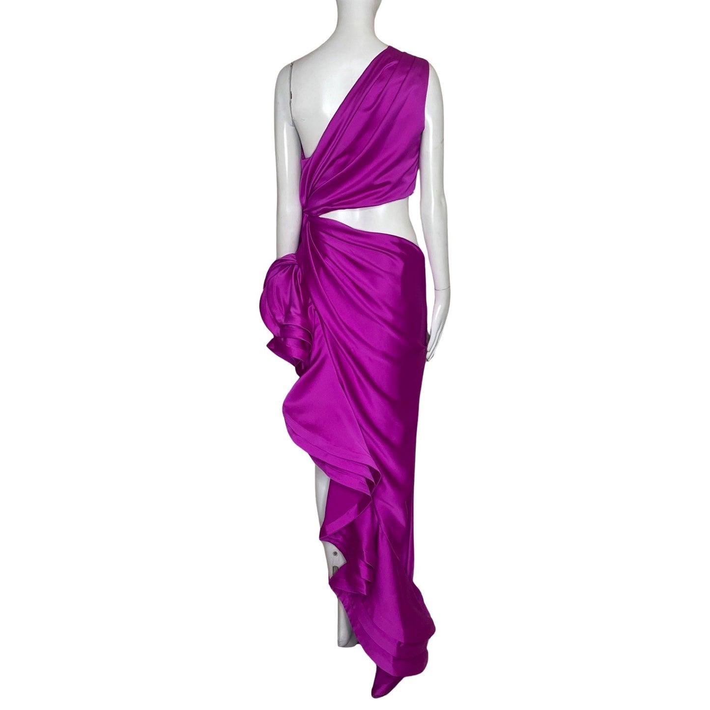 Vestido R2G Tarik Ediz Vuelos ONe Shoulder
Rosado-Talla 38