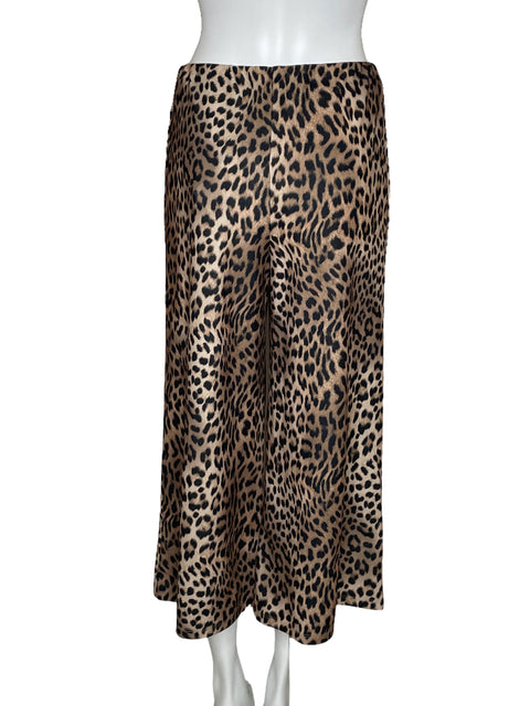 Pantalón University Club Animal Print Beige-Talla M
