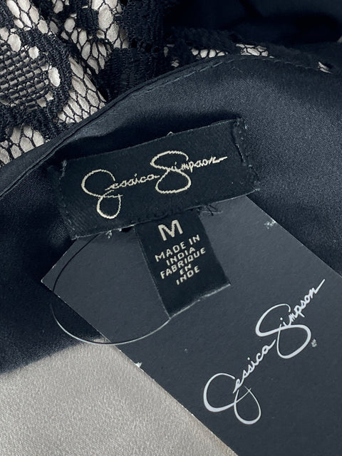 Mono Jessica Simpson Encaje Negro-Talla M