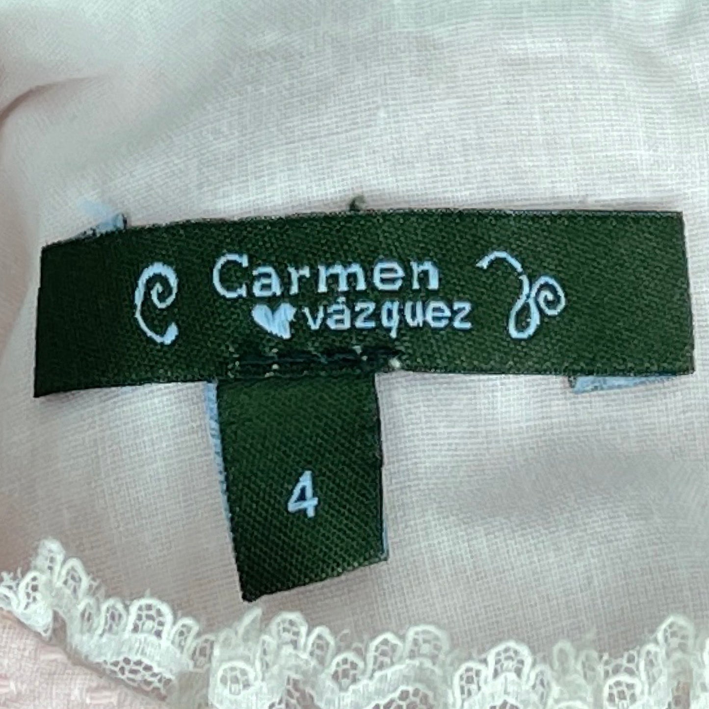 Vestido Carmen Vázquez Sin Mangas Rayas
Rosado-Talla 4