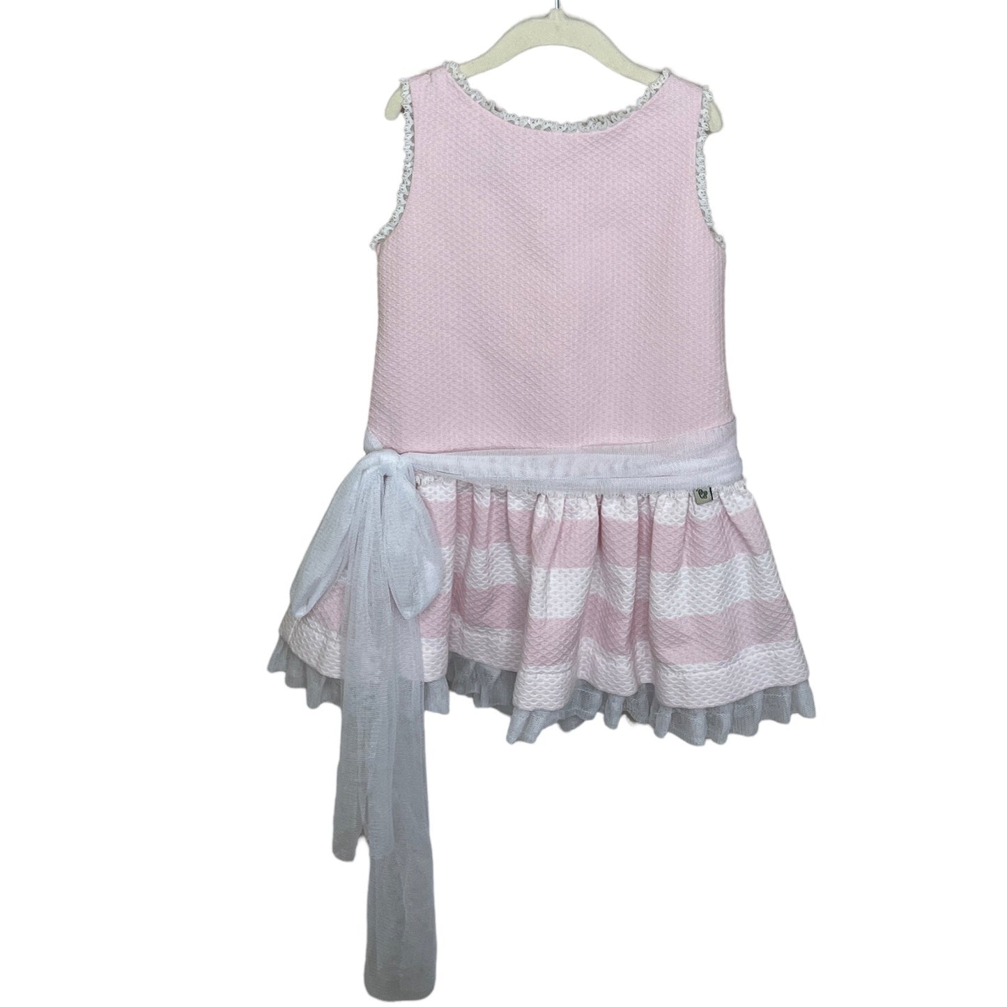 Vestido Carmen Vázquez Sin Mangas Rayas
Rosado-Talla 4