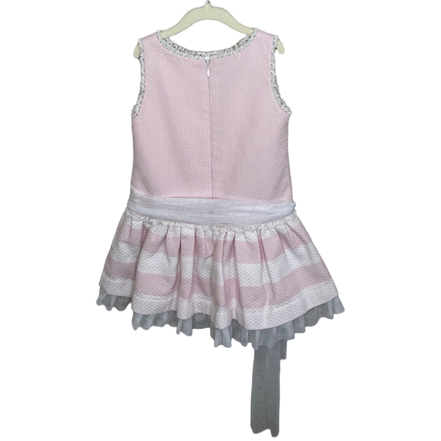 Vestido Carmen Vázquez Sin Mangas Rayas
Rosado-Talla 4