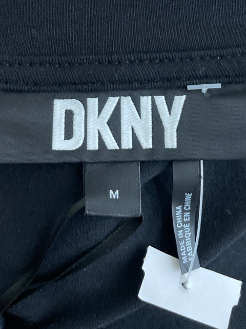 Blusa DKNY Mangas Bombachas Negro-Talla M