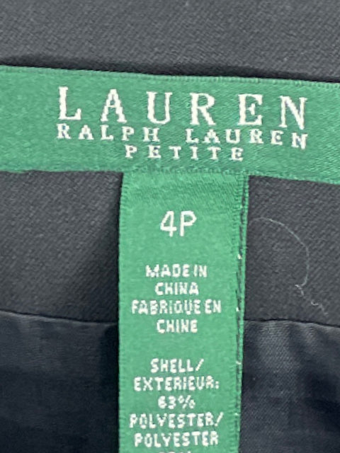 Falda Raplh Lauren Midi Botones Negro-Talla 4P