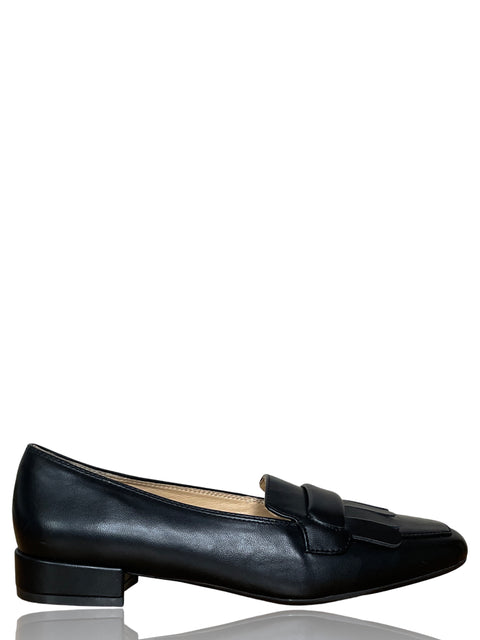 Calzado Adrienne Vittadini Geryl Kilt Fringe Loafers Negro-Talla 7